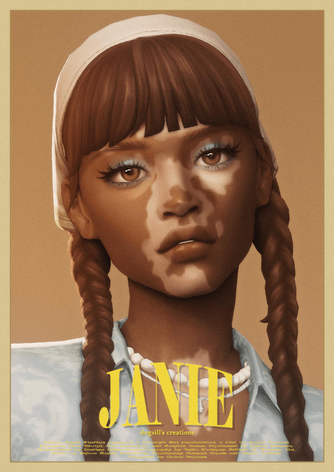 Скриншот мода Прическа Janie Braids